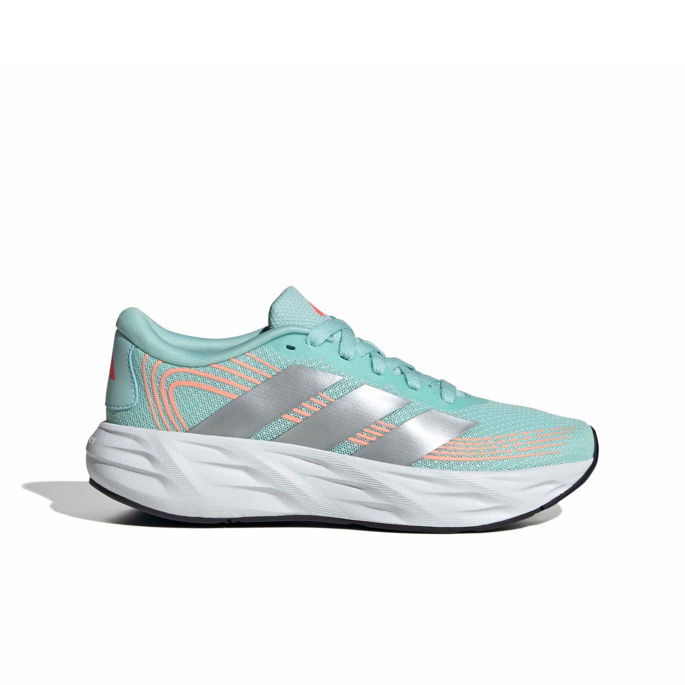 adidas Galaxy 8 "Semi Flash Aqua/Tech Grey Metallic/Frozen Turbo" Grade School Boys' Running Shoe - AQUA/GREY/TURBO